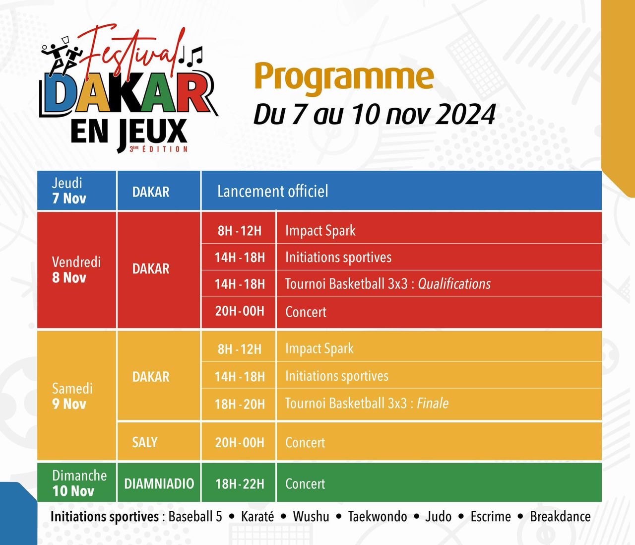 Festival Dakar en Jeux : Le Taekwondo à l’Honneur