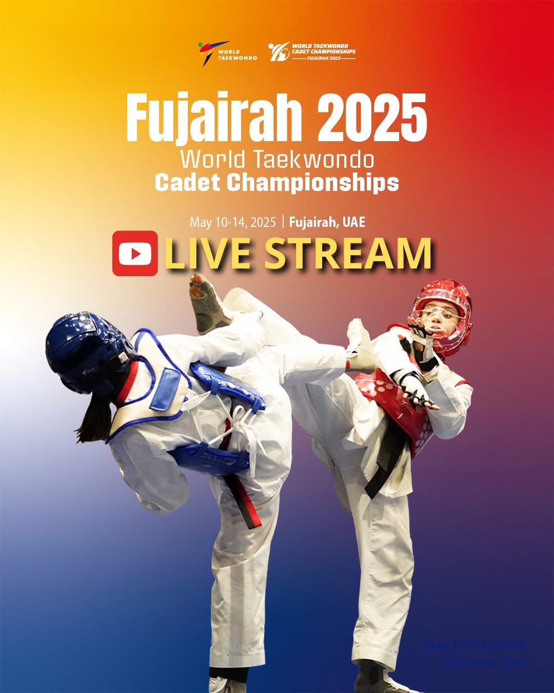 Les jeunes stars du taekwondo prêtes à briller aux Championnats du Monde Cadets 2025