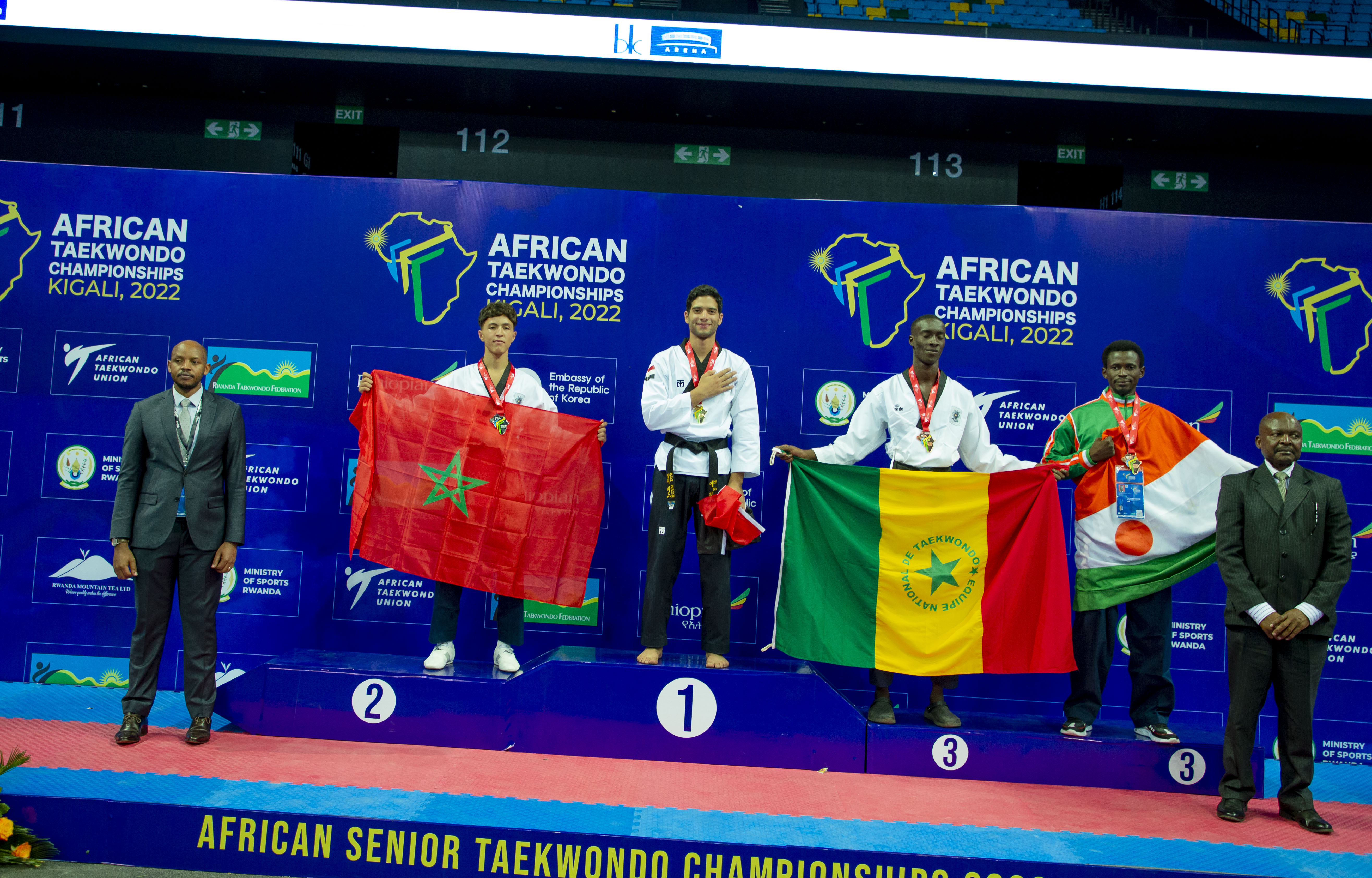 Les premiers médaillés des Championnats d’Afrique de Taekwondo 2022 dans les épreuves de Poomsae. - Image 2