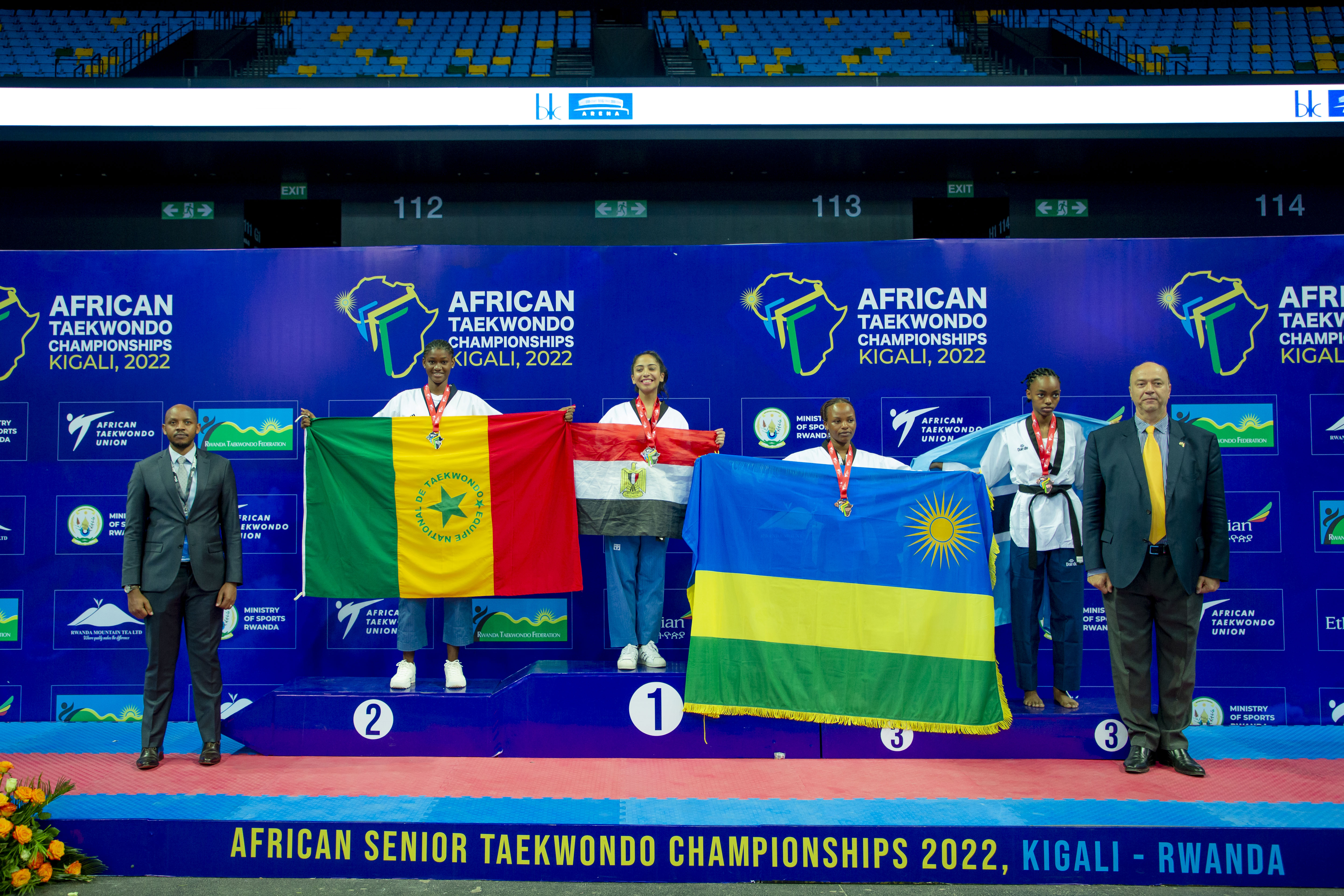 Les premiers médaillés des Championnats d’Afrique de Taekwondo 2022 dans les épreuves de Poomsae. - Image 3