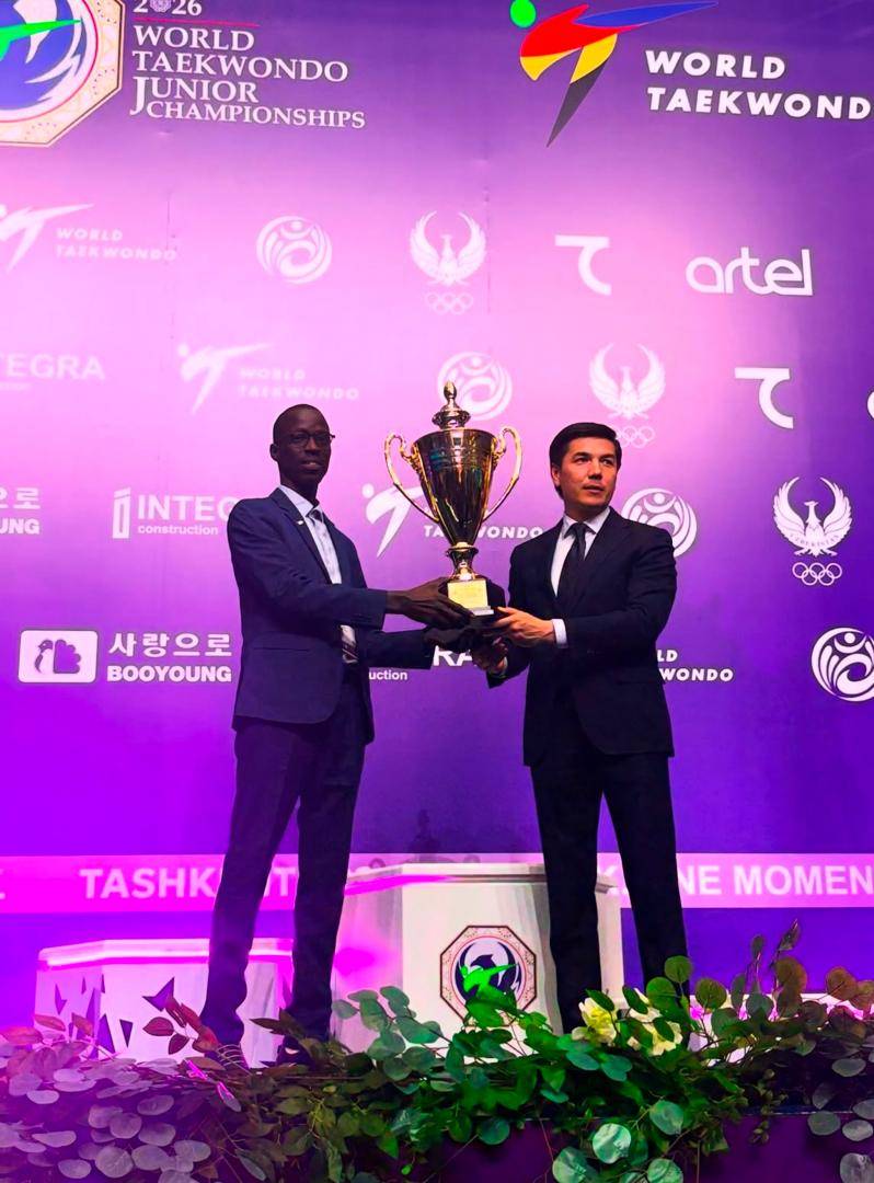 Le Sénégal remporte le trophée du Fighting Spirit aux Championnats du monde junior de Taekwondo 2026 - Image 3